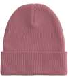 BB830N B830N Beechfield Organic Cotton Original Heavyweight Cuffed Beanie Rose colour image